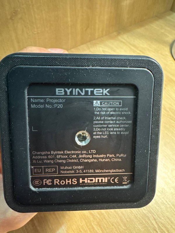 Byintek P20 Mini Smart DLP Projector Black 7