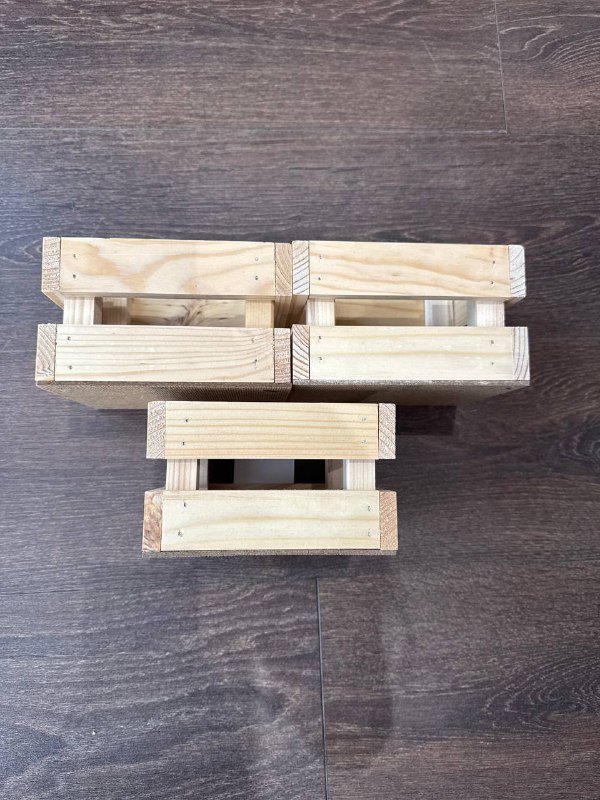 Деревяное кашпо