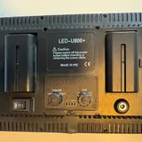 Комплект студийного видеосвета U800+ RGB, штатив, адаптер 4