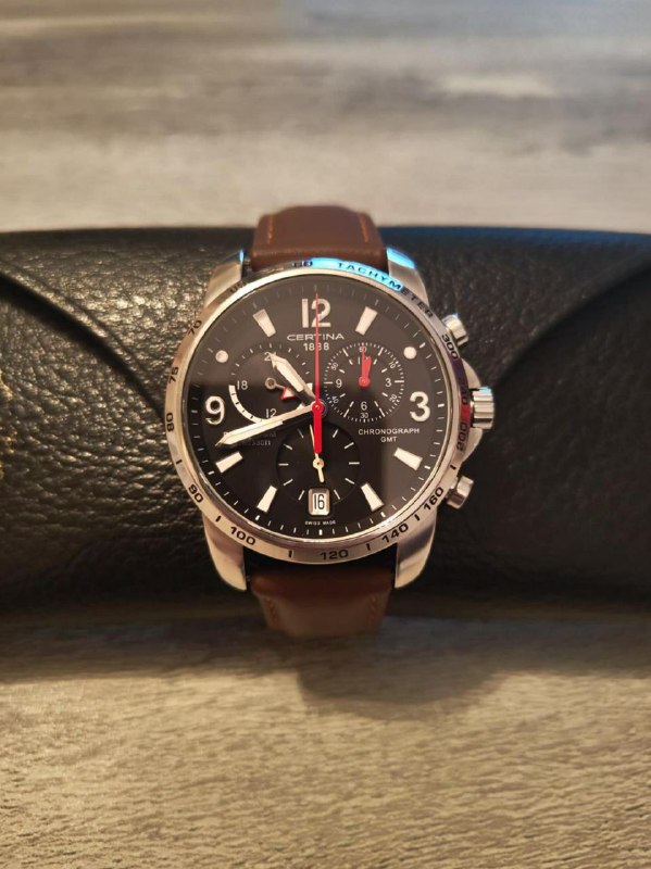 Оригинальные часы Certina DS Podium Big Size GMT Chrono 3