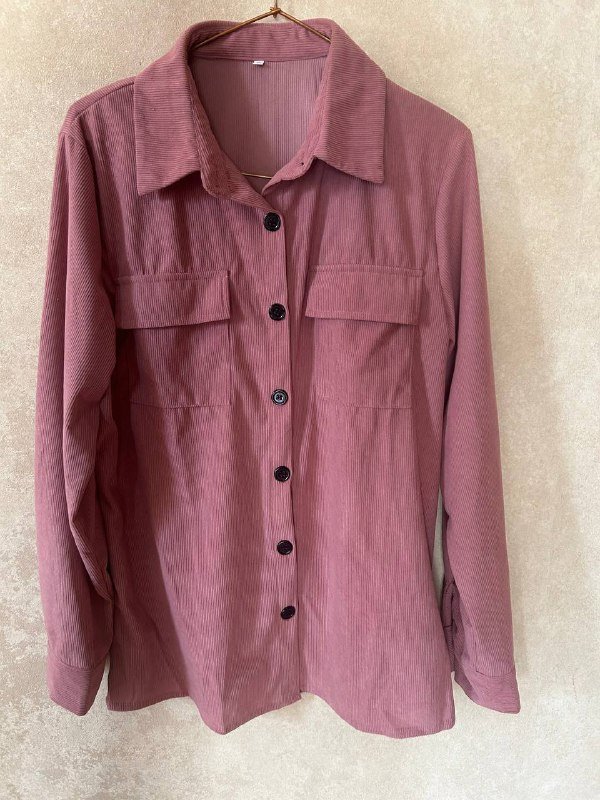 Женская рубашка из микровельвета размер S-M