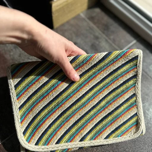 Клатч Zara в полоску