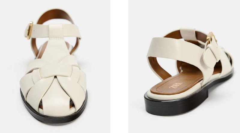 Плоские сандалии Zara размер 39