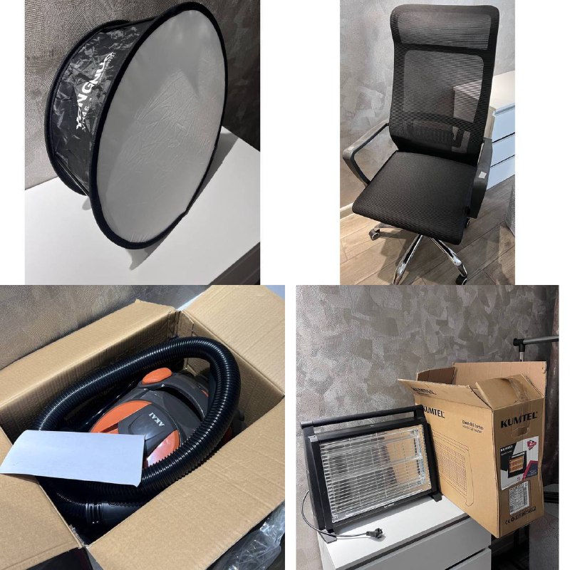 Монитор Dell,U2414H,штатив,микрофоны,софтбокс,кресло,пылесос,обогреватель,фен,вешалка,корзина,органайзеры,блендер,формы для запекания 2