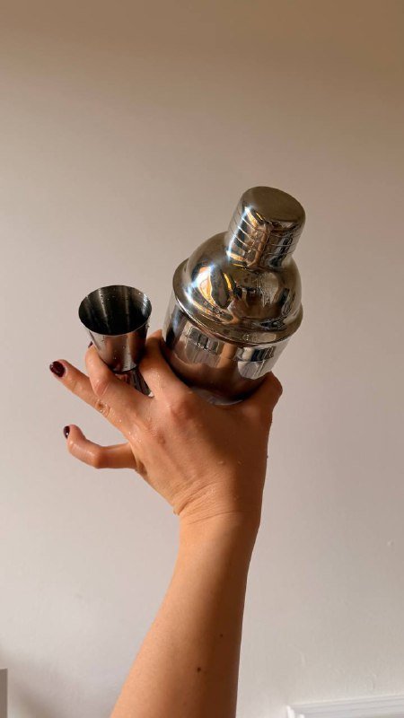 Шейкер и джаггер из нержавеющей стали