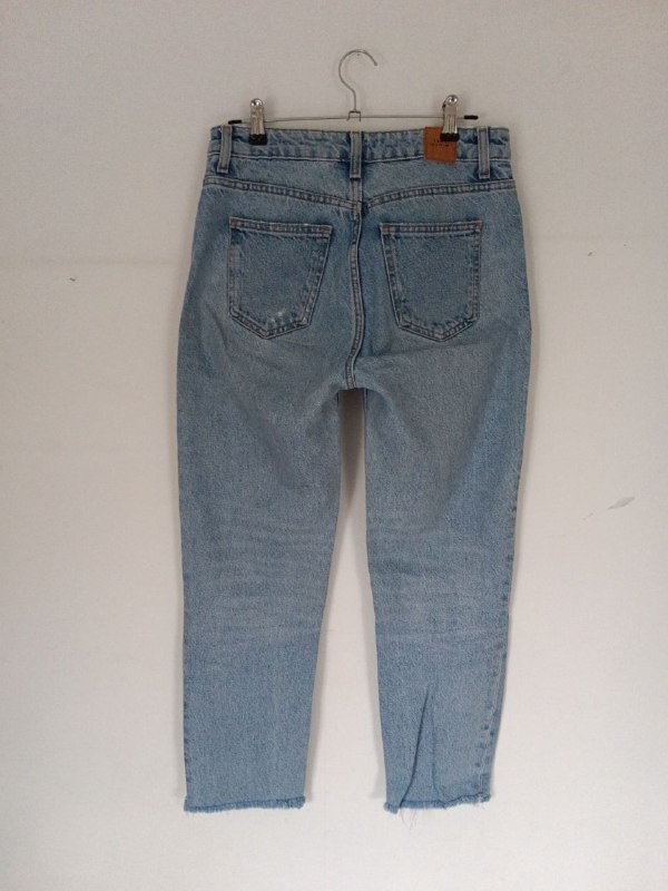 Джинсы Zara голубые, черные, балахон/кардиган 2