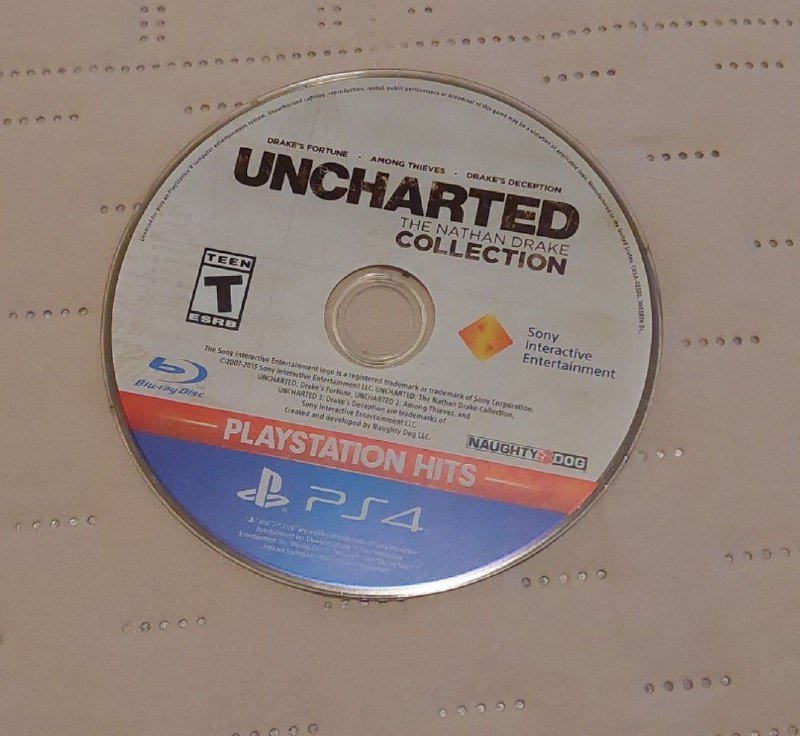 3 игры UNCHARTED для PS4 и PS5 на одном диске