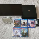 PlayStation 4, монитор 25 дюймов, 5 игр, геймпад 2