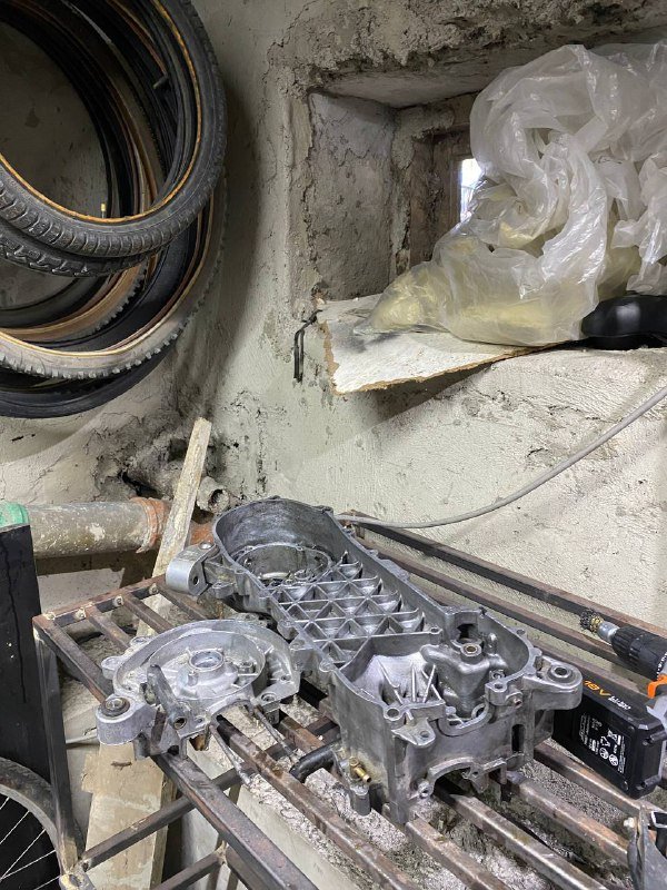 Derbi GP1 мопед, двигатель Hiper 2, тюнинг, водяное охлаждение 5