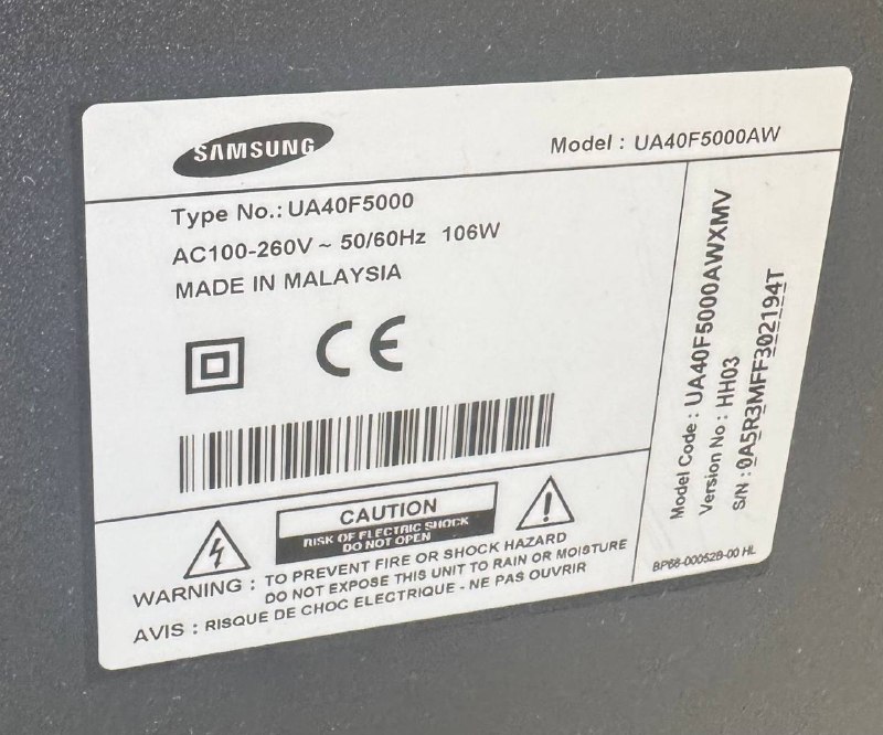 Телевизор Samsung 40" Full HD Flat TV F5000 3