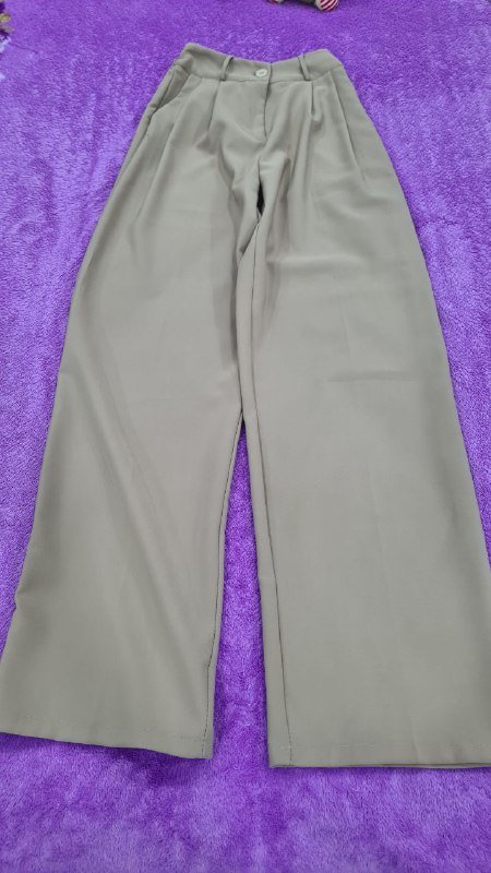 Песочные брюки палаццо женские размер S 5
