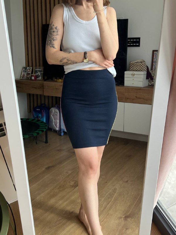 Спортивная трикотажная юбка Tommy Jeans XS 3