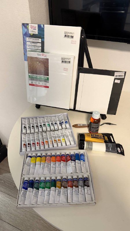 Плед, кальян, мольберт с красками, весы, швейный набор, пляжное платье 4