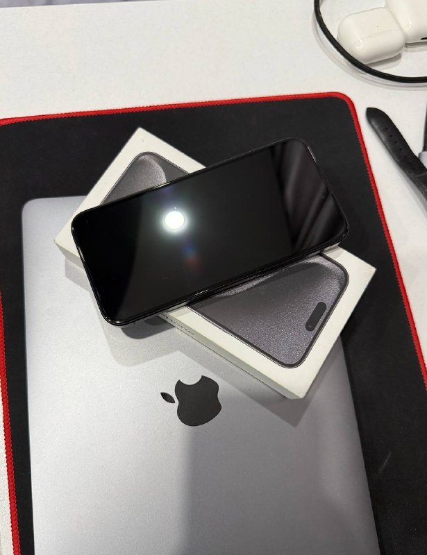 iPhone 15 Pro Max 256gb черный титан 2