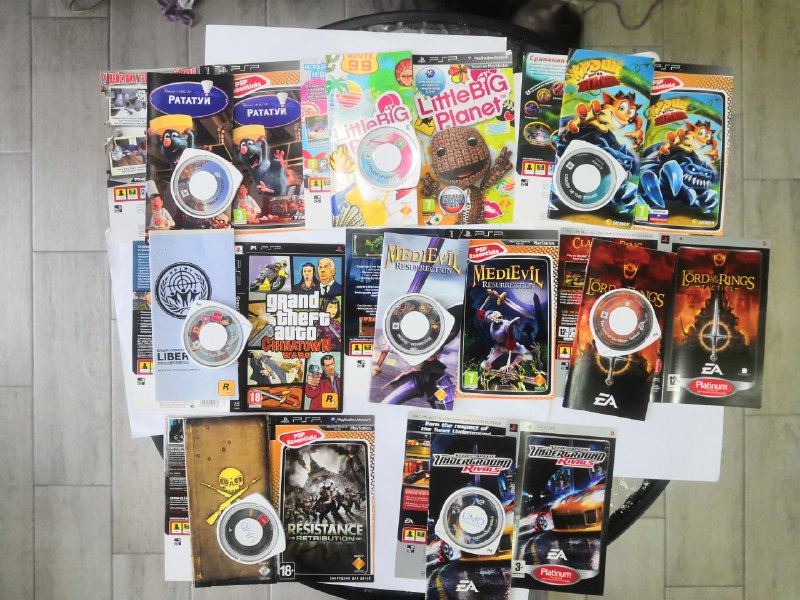 Лицензионные игры PSP Tekken 6, God of War, Gran Turismo и др. 3