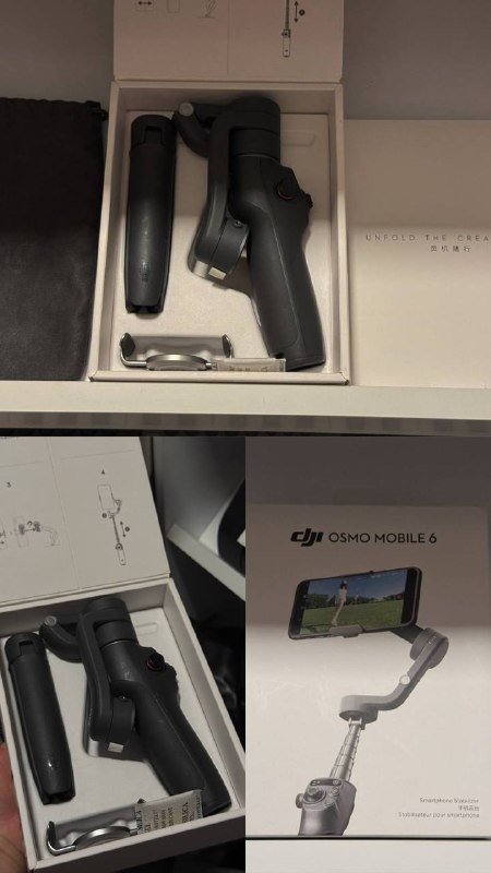 Переноска, лапшерезка, стабилизатор DJI Osmo Mobile 6, сумка кожаная, ботинки на платформе 3