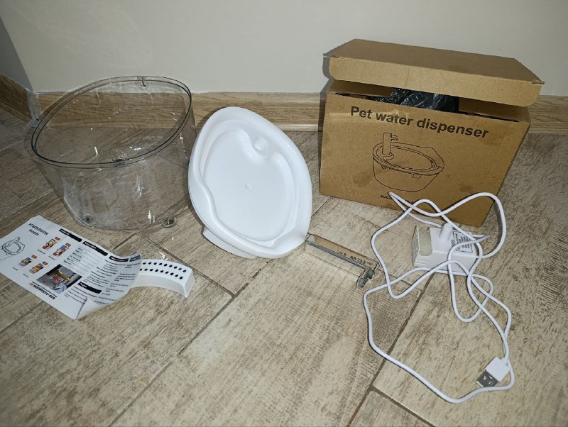 Питьевой фонтан для кошки, собаки 4