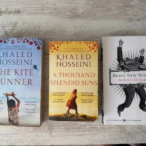 The Kite Runner, A Thousand Splendid Suns, Brave New World