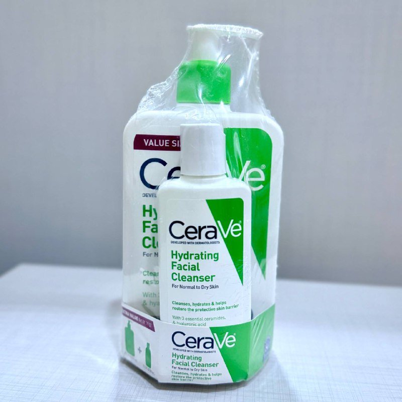 CeraVe Hydrating Facial Cleanser, Moisturising Lotion, Moisturizing Cream