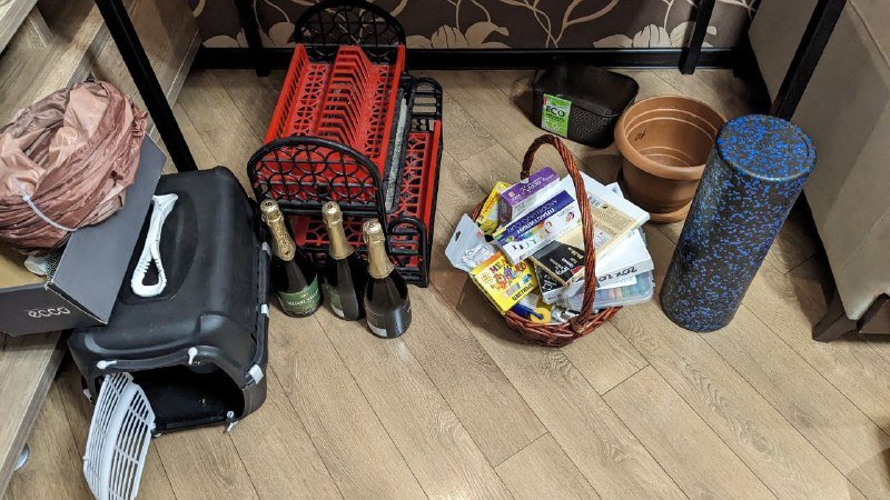 Джойстик Xbox, лестница, набор для ремонта, теннисная ракетка, драцена в горшке 8