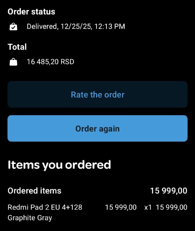 Планшет Redmi Pad 2 EU 4+128 серый 4