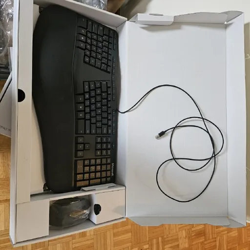 клавиатура Microsoft Ergonomic Desktop, мышь RJU-00013