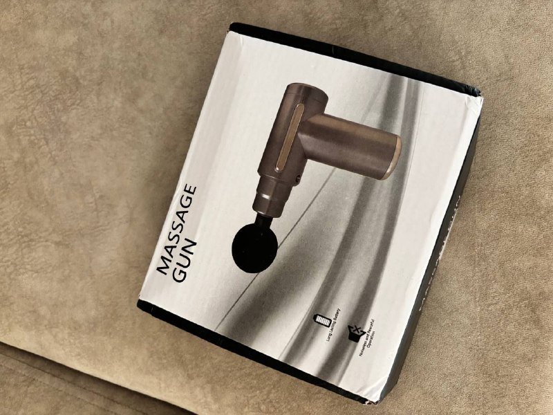 Массажёр ударного действия с usb-c зарядкой