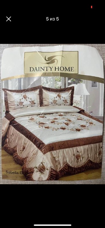 Покрывало на двуспальную кровать 5