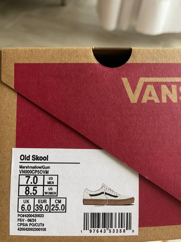 Кроссовки Vans Old school женские размер 8.5 3