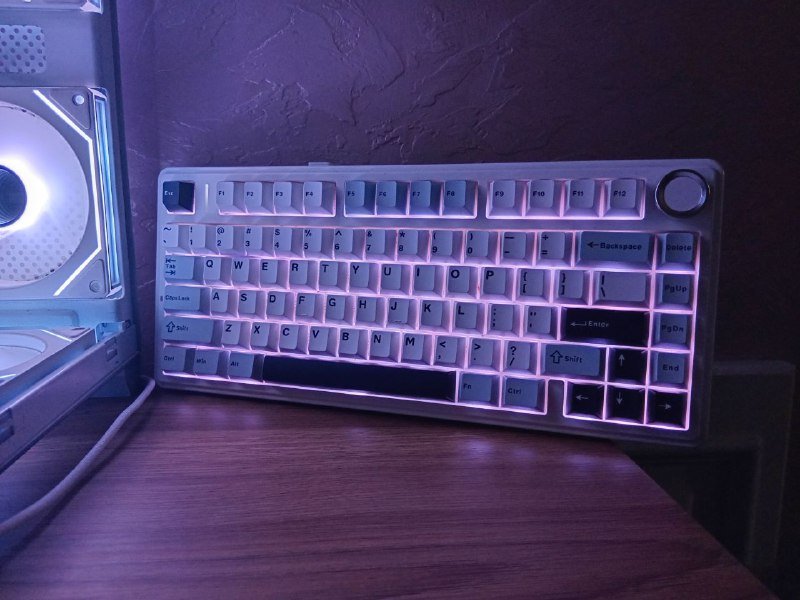 Клавиатура Aula F75 с подсветкой и беспроводной зарядкой