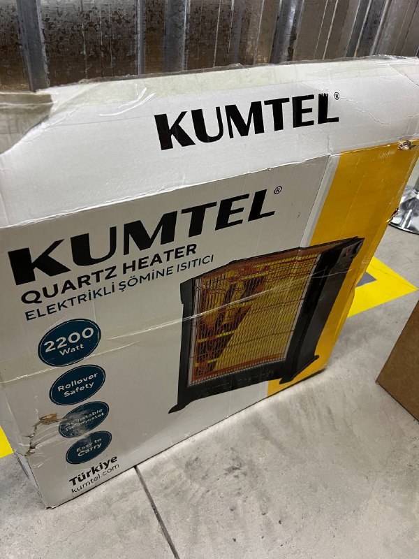 Обогреватель KUMTEL кварцевый 2200 Вт 3