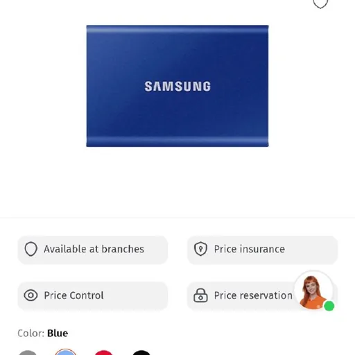 Samsung Portable SSD T7 1TB