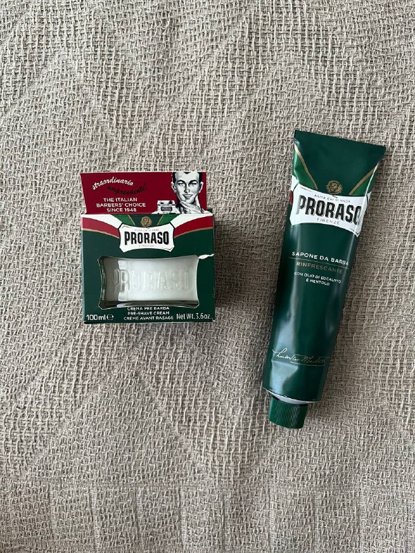 Крем и мыло для бритья Proraso новые