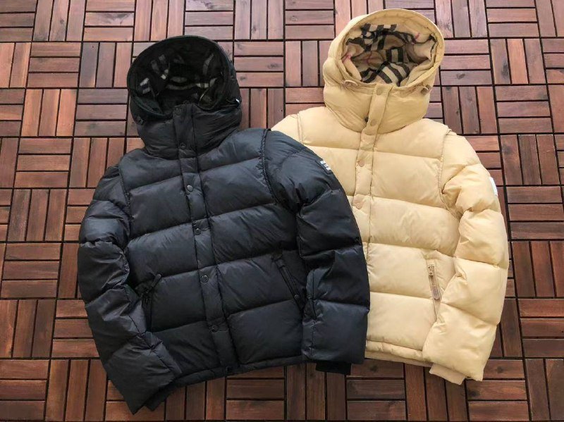 Burberry куртка черная гусиный пух