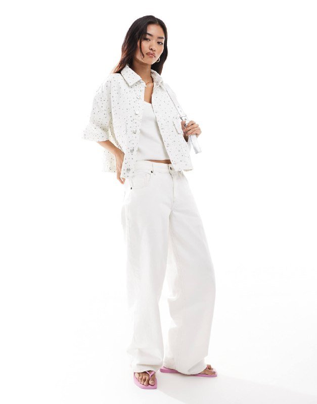 Asos джинсовая рубашка, Cotton:On свитер 2