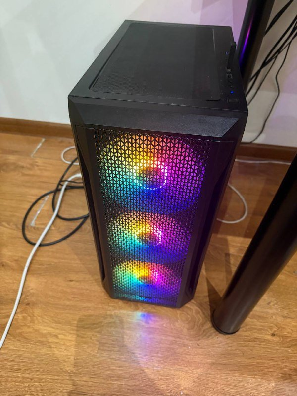 Игровой ПК Ryzen 5 5500, RTX 2080, 32GB RAM, SSD, 2 монитора, стол, клавиатура 5