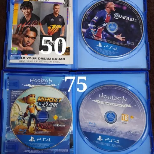 Игры для PS4 FIFA 21, Ratchet & Clank, Horizon Zero Dawn
