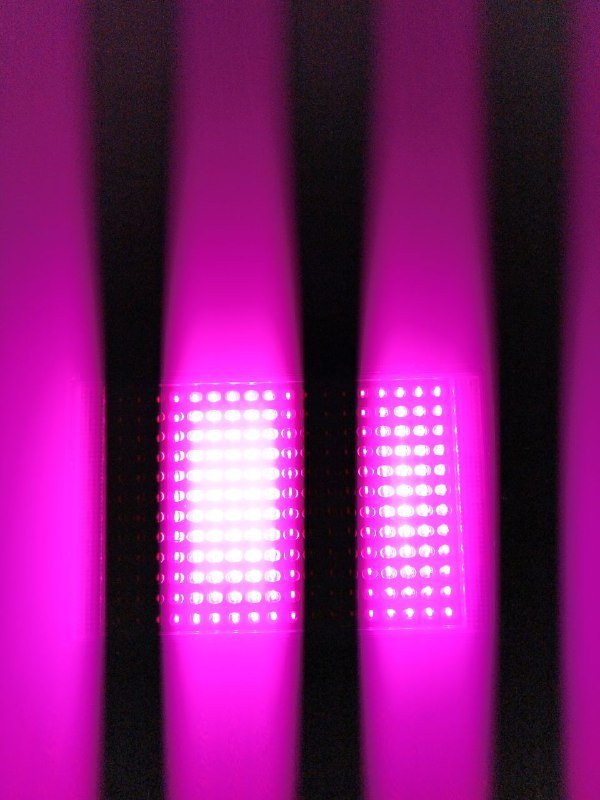 Светодиодные лампы для растений LUM 120W и розовый спектр 150W 2
