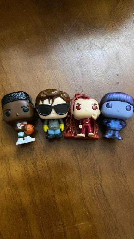 Фигурки Очень Странных Дел Лукаса, Стива, Одзи, Уилла