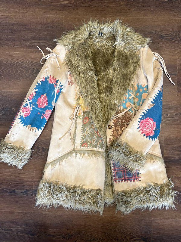 Черная куртка из искусственной замши размер S-M 3