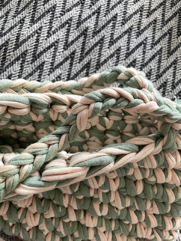 Вязаная сумка ручной работы 3