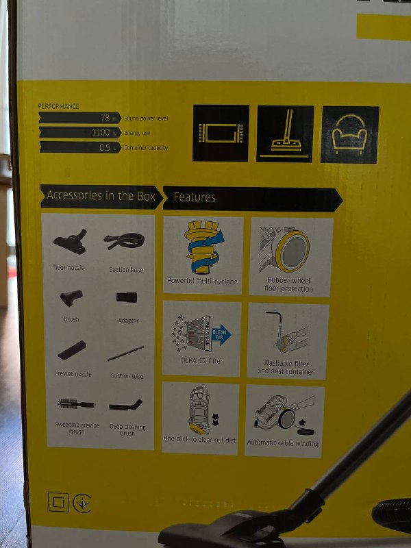 Набор инструментов, Аэрогриль Deerma, Пылесос Karcher 6