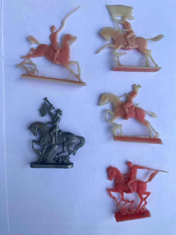 Всадники пластиковые игрушки СССР