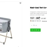 Maxi-Cosi Tori Co-sleeper 1