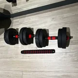 Разборные гантели и штанга 15 кг 4