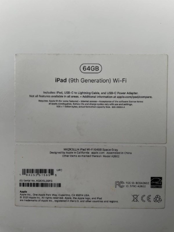 Apple iPad 9 64GB Space Gray 6