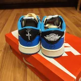 Кроссовки Air Jordan 1 Retro Low Travis Scott Fragment 4