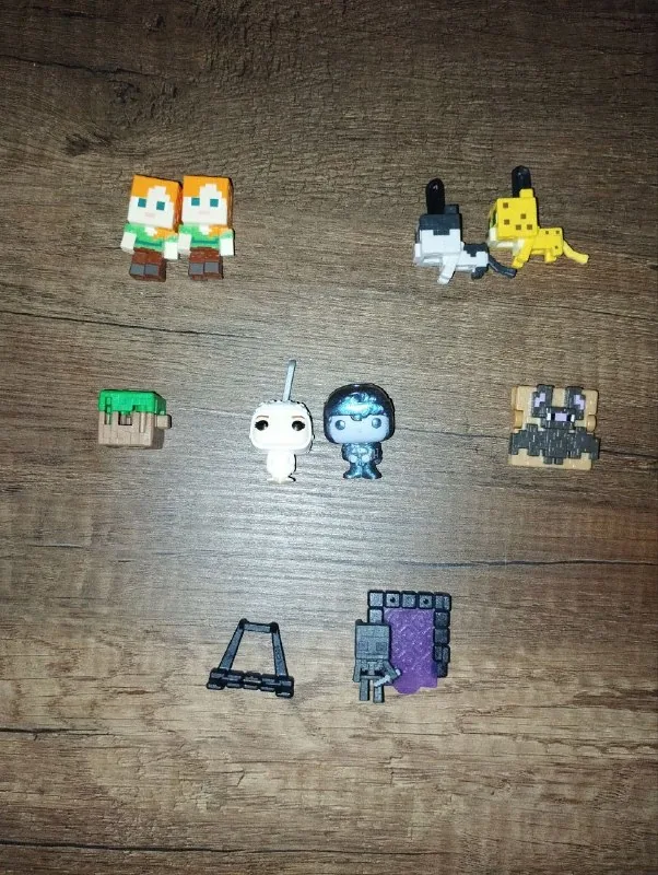 Фигурки Kinder Joy Minecraft, Осд