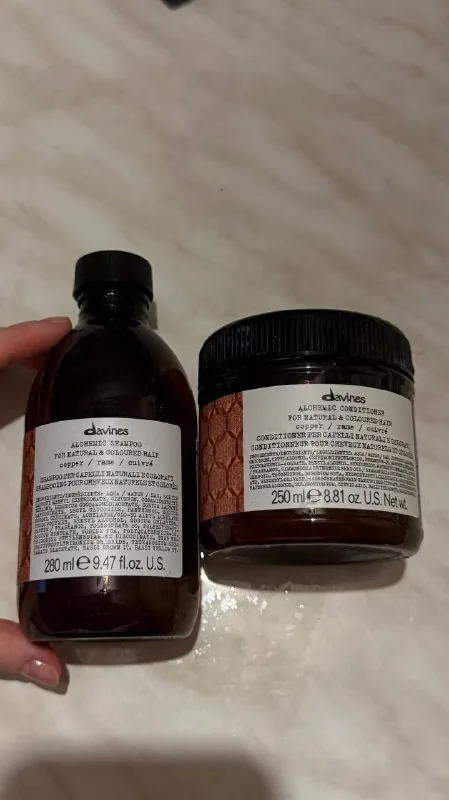 Davines Alchemic Copper, кондиционер, шампунь