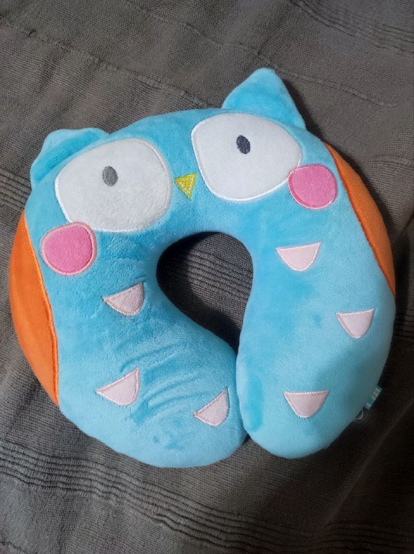 Дорожная детская подушка совушка